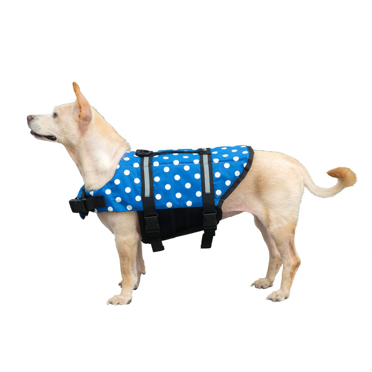 Dog Life Jacket with Reflective StripesAdjustable Belt Dogs BINGO PET SUPPLY